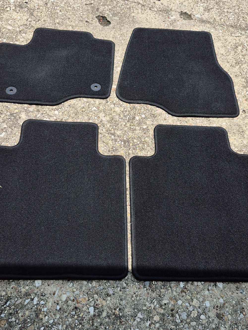 Ford Truck Black Carpet Floor Mats Set